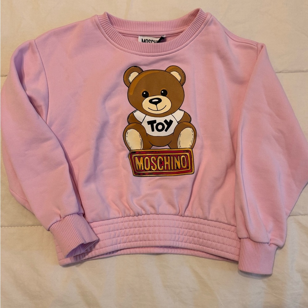 Moschino Pink Teddy Bear Sweatshirt - Picture 2 of 8